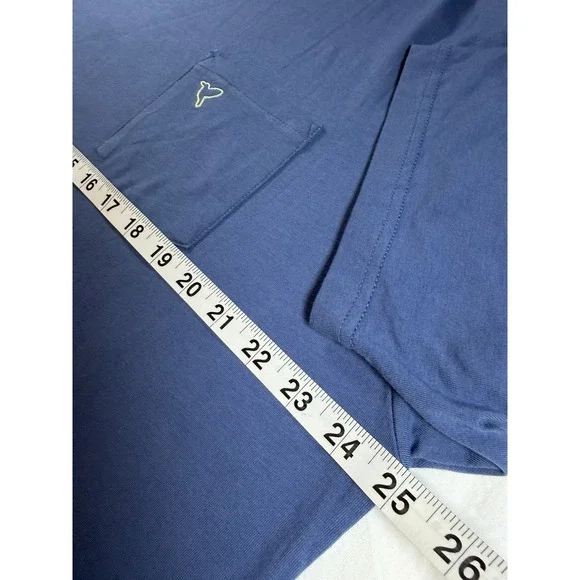 BirdDogs Men's Short Sleeve T Shirt XL Blue Pocket Classic Casual Athleisure - Picture 4 of 5